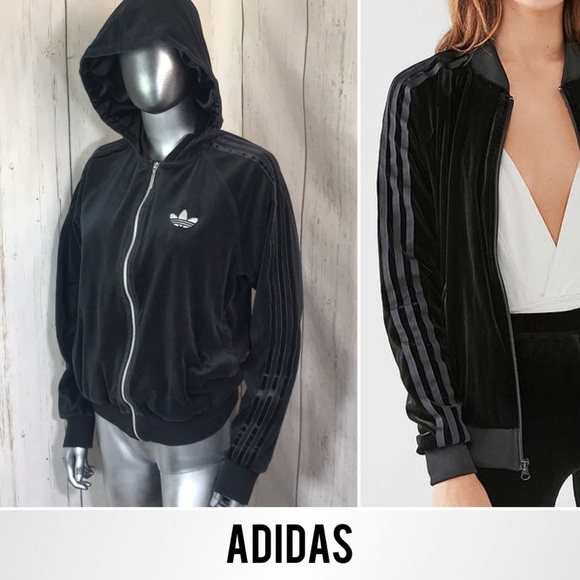 crushed velvet adidas tracksuit